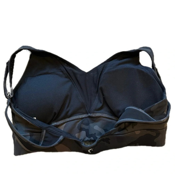 ZYIA Active Forest Camo Adjustable Mesh Medium Sport Bra - Picture 6 of 11